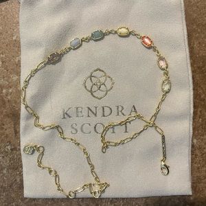 Kendra Scott Emilie Gold Strand Necklace pastel multi